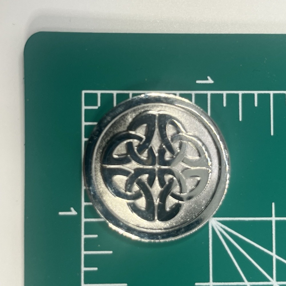 3 Set Tara Ireland Irish Coins Claddagh, Trinity & Celtic Knot Silver Rose Gold - Picture 12 of 13
